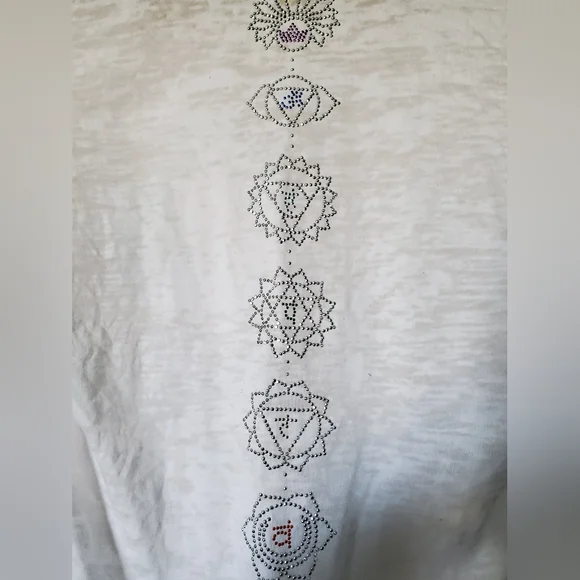 Lily Lotus Chakra Rhinestones Top 💖 - Picture 3 of 4
